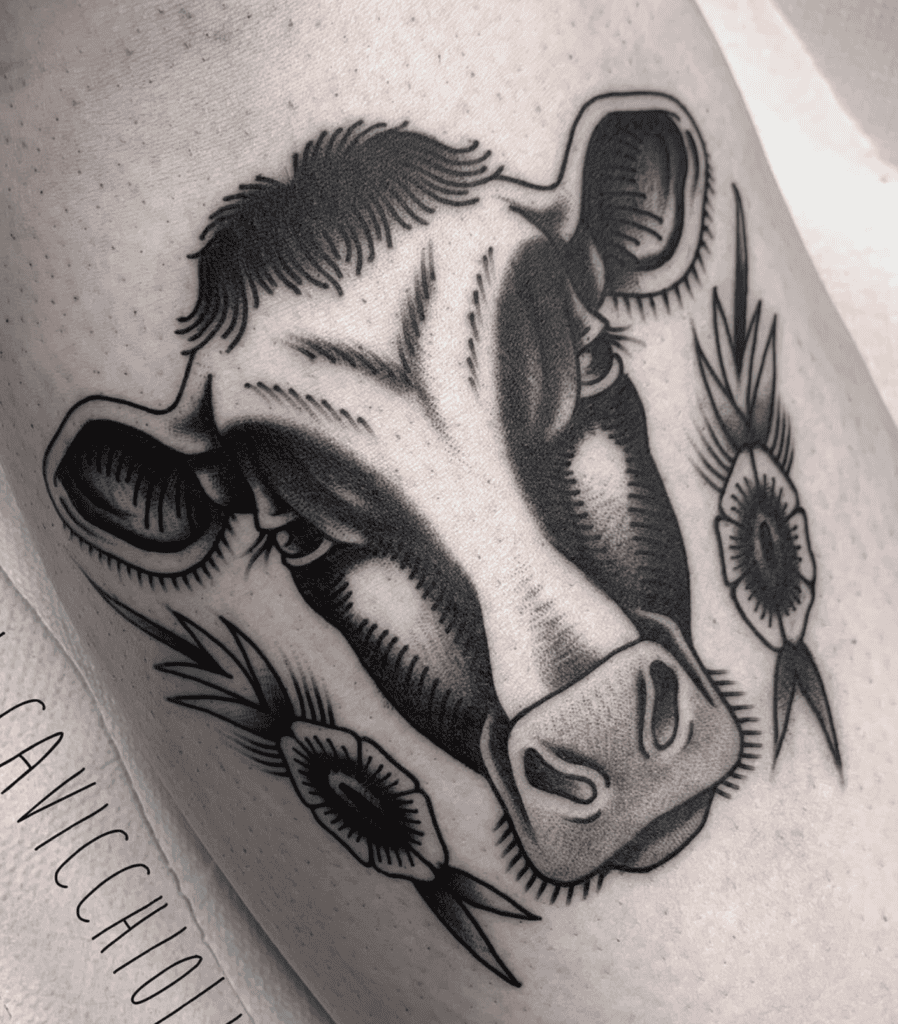Holstein Friesian Cow Bovine Tattoo