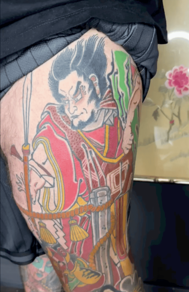 Izanagi-no-Mikoto Japanese Mythology Tattoo
