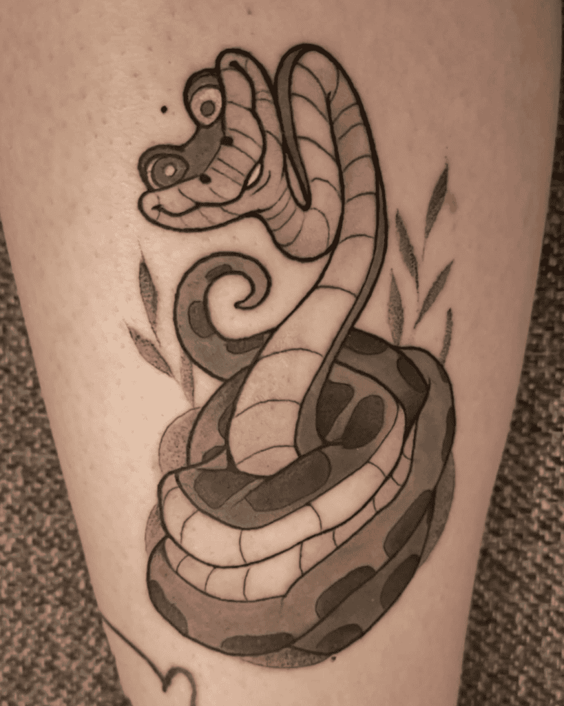 Kaa Disney Snake Tattoo