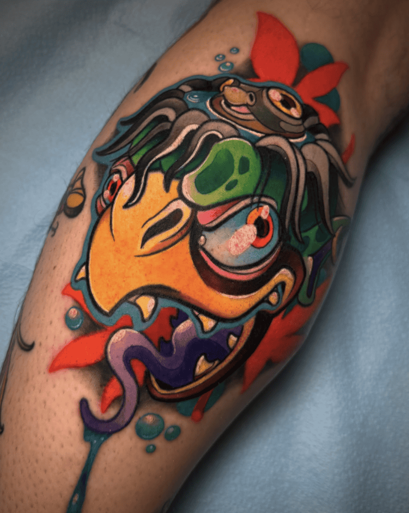 Kappa Crazy Japanese Mythology Tattoo