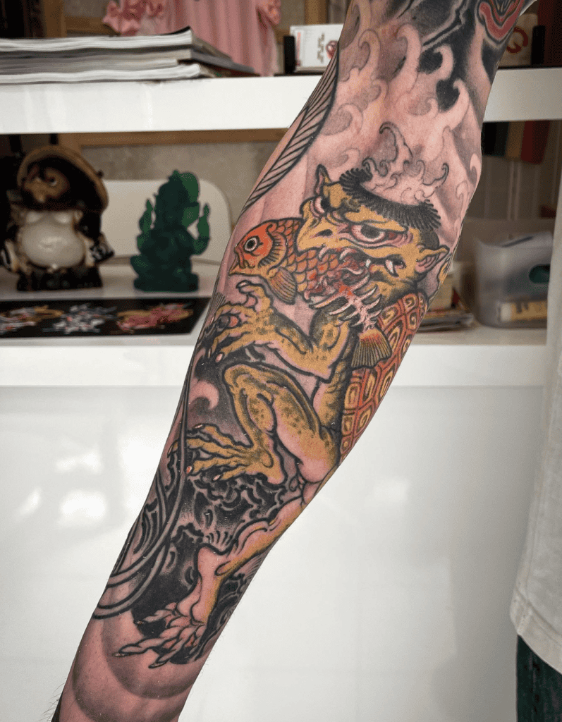 Kappa Eat Irezumi Tattoo