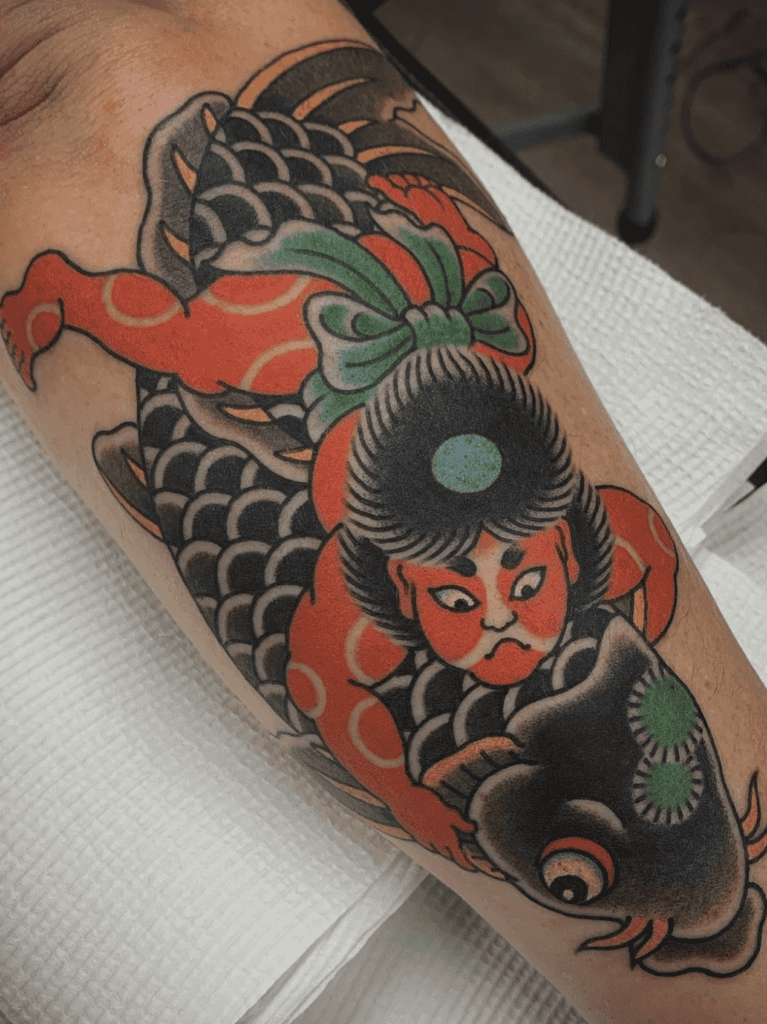 Kintarō Japanese Mythology Tattoo