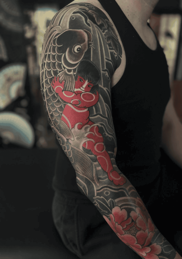 Kintarō Koi Irezumi Tattoo
