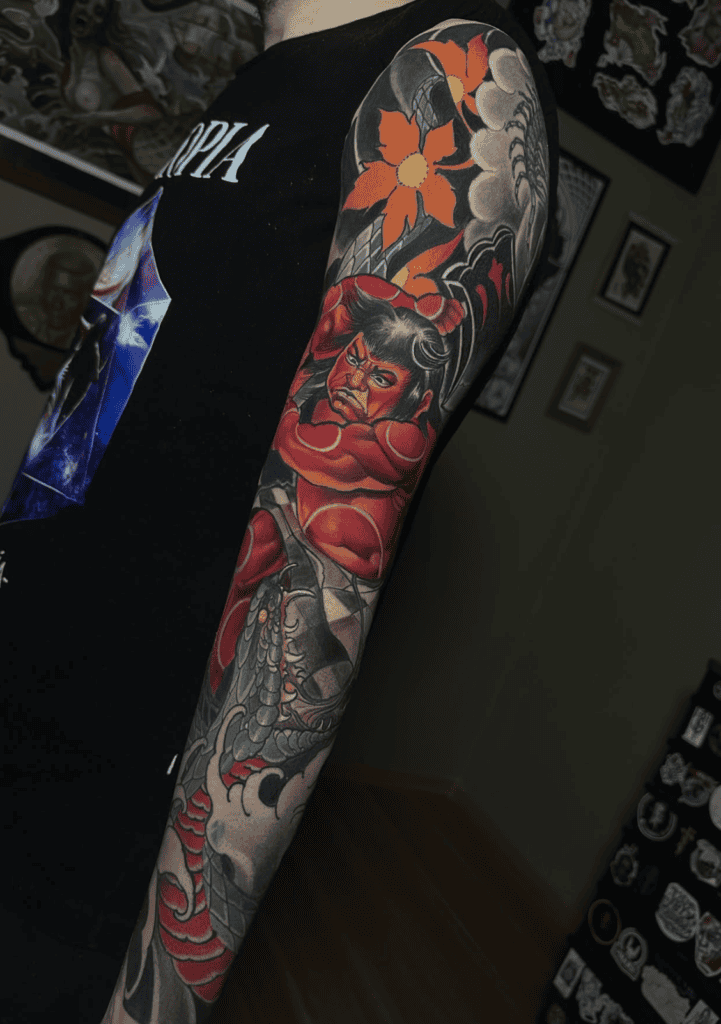 Kintarō Snake Irezumi Tattoo