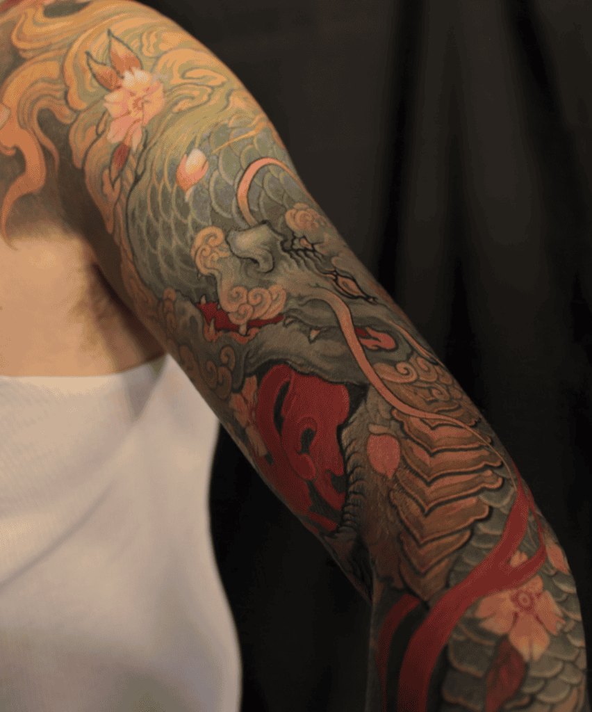 Kirin Colour Irezumi Tattoo