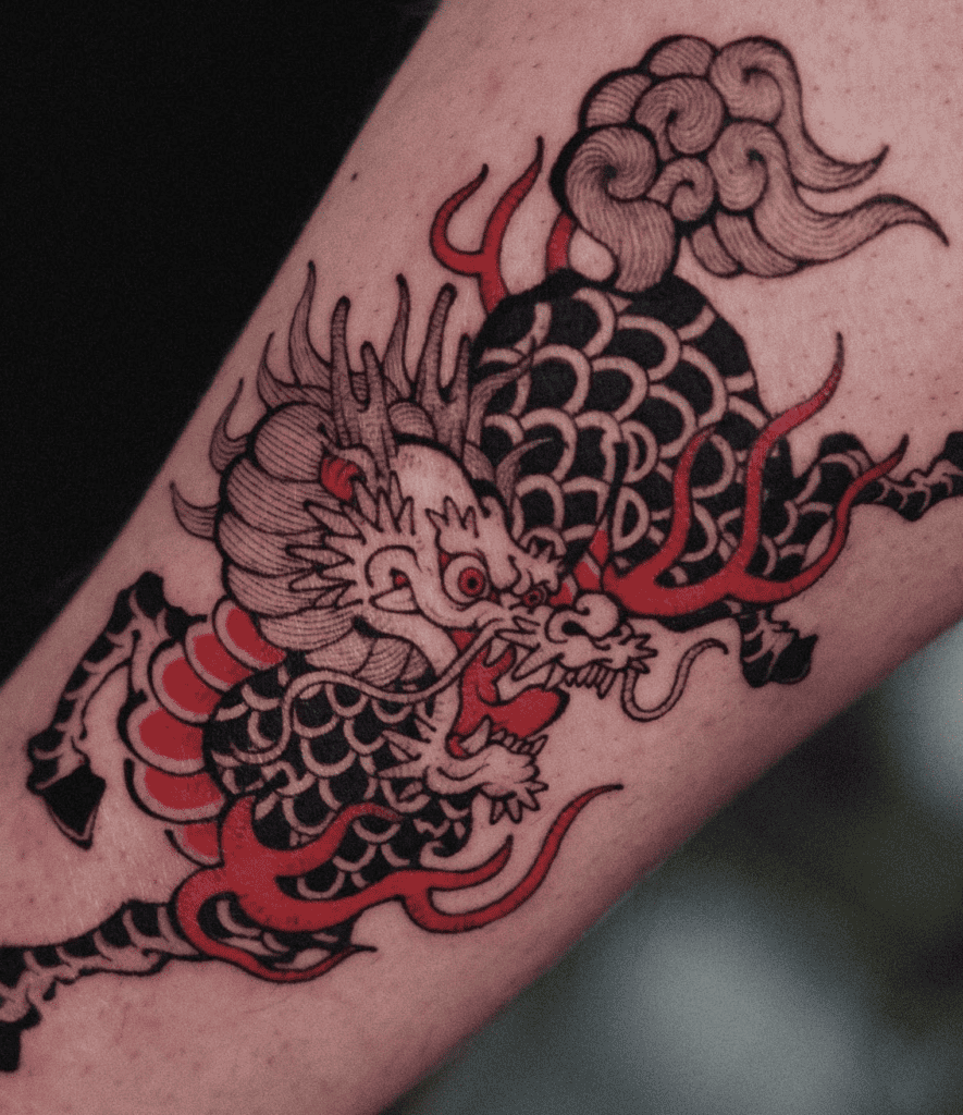 Kirin Irezumi Japanese Mythology Tattoo