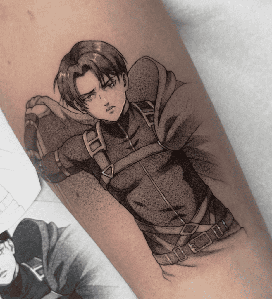 Levi Ackerman Attack on Titan Tattoo