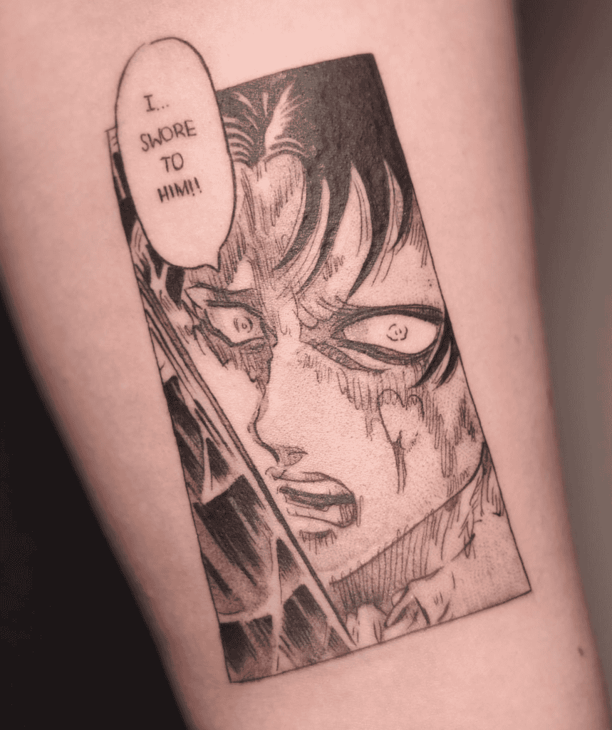 Levi Ackerman Quote Attack on Titan Tattoo