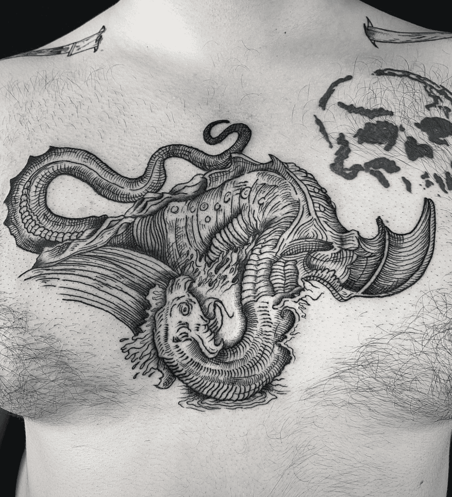 Leviathan Snake Tattoo