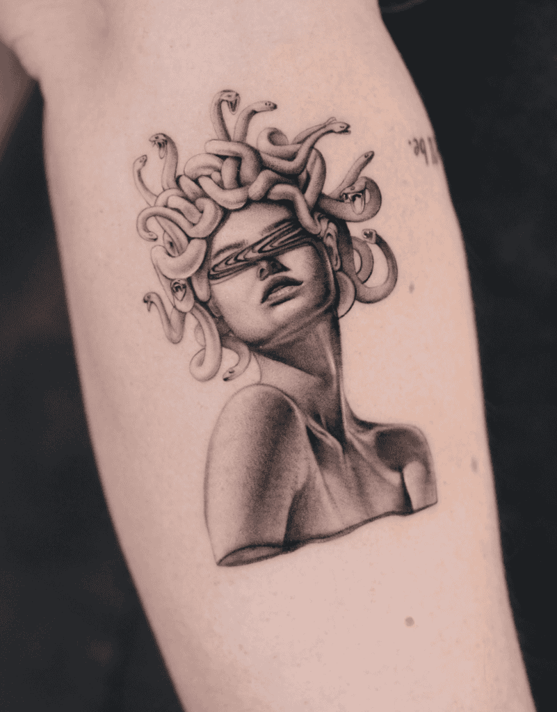 Medusa Snake Tattoo