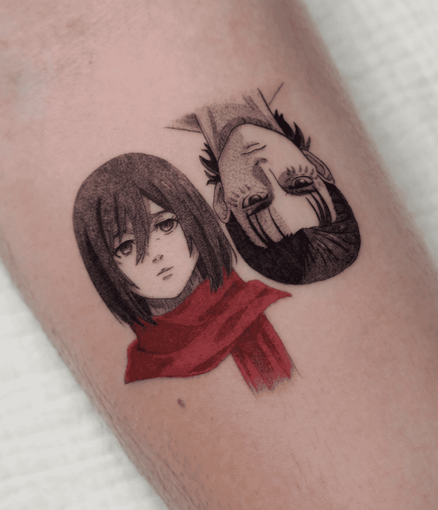 Mikasa Ackerman Eren Attack on Titan Tattoo