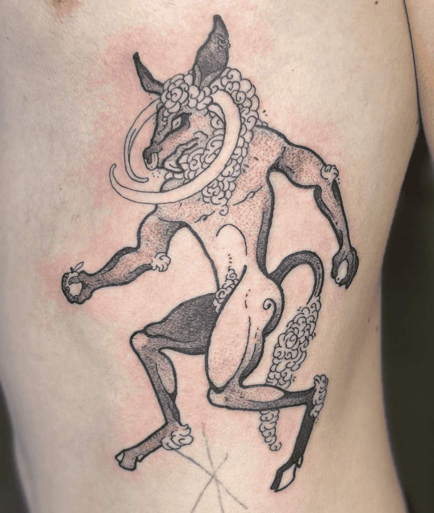 Minotaur Bovine Tattoo