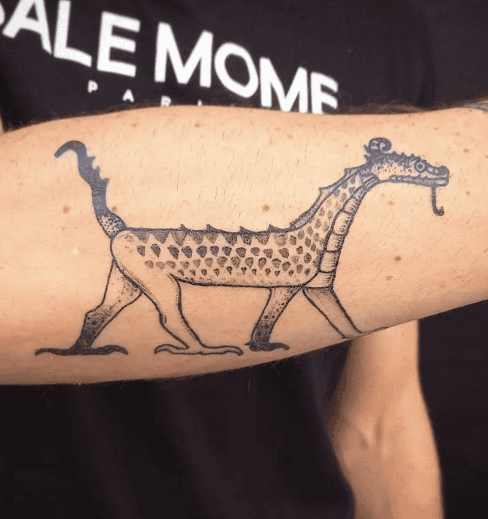 Mušḫuššu Beast Mesopotamian Mythology Tattoo