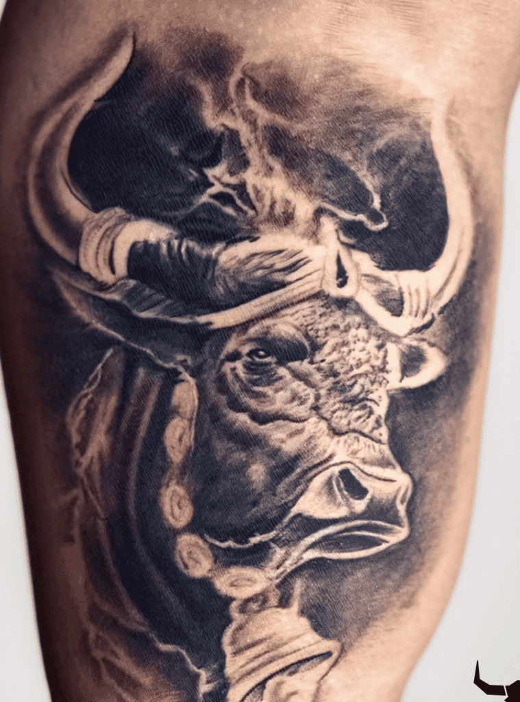 Nandi Bovine Tattoo