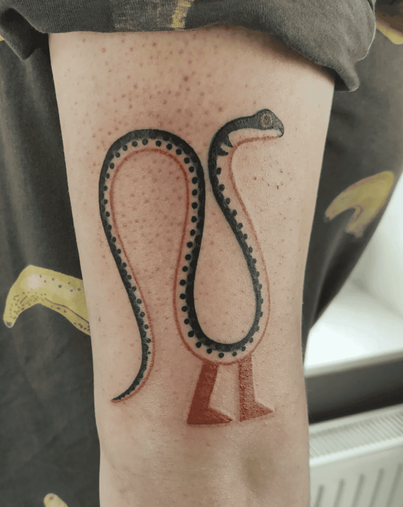 Nehebkau Colour Snake Tattoo