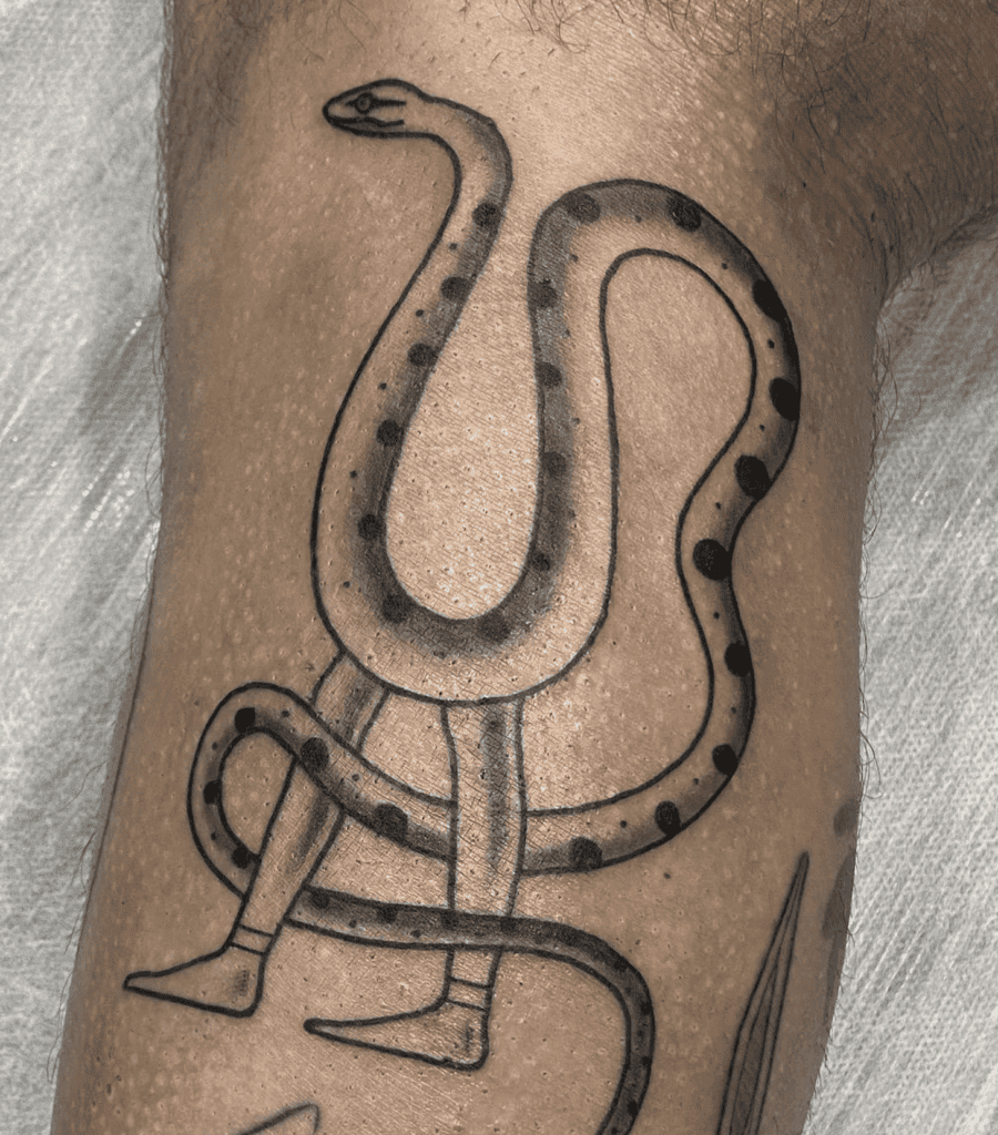 Nehebkau Snake Tattoo