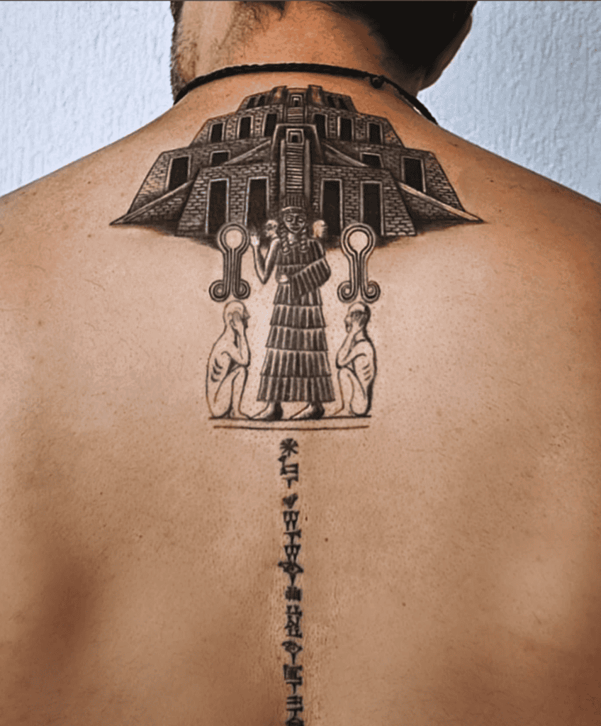 Ninhursag Mesopotamian Mythology Tattoo