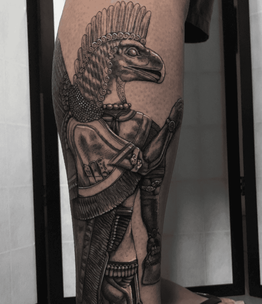 Nisroch Mesopotamian Mythology Tattoo