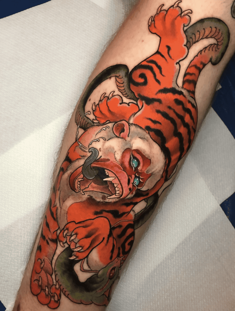 Nue Fierce Japanese Mythology Tattoo