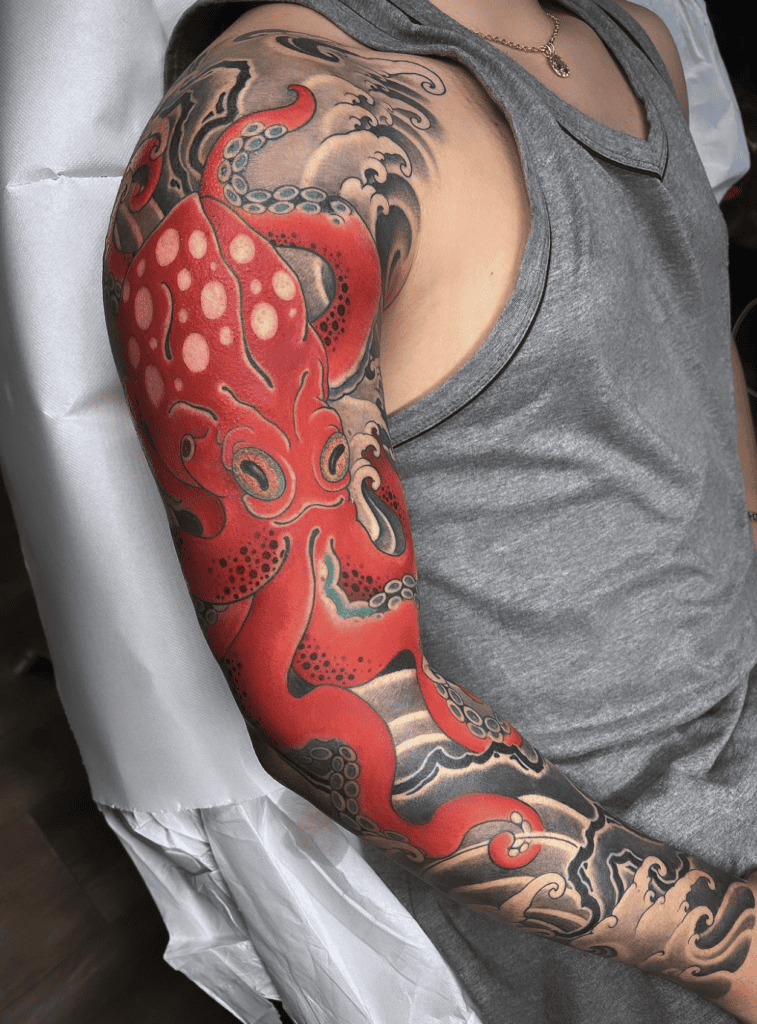 Octopus Irezumi Tattoo