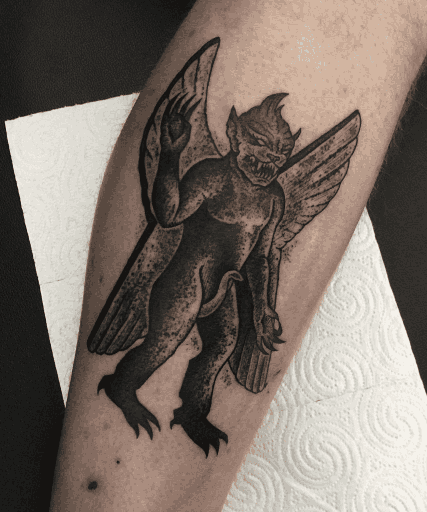 Pazuzu Monster Mesopotamian Mythology Tattoo