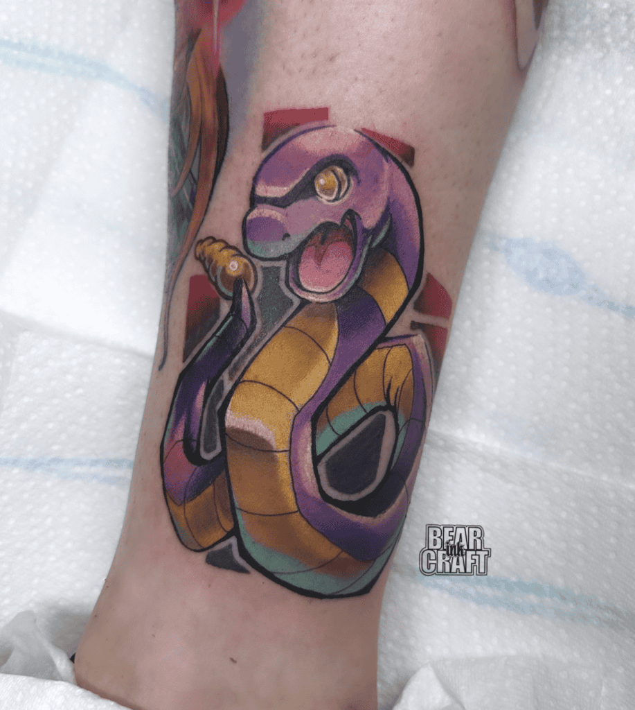 Pokémon Ekans Snake Tattoo