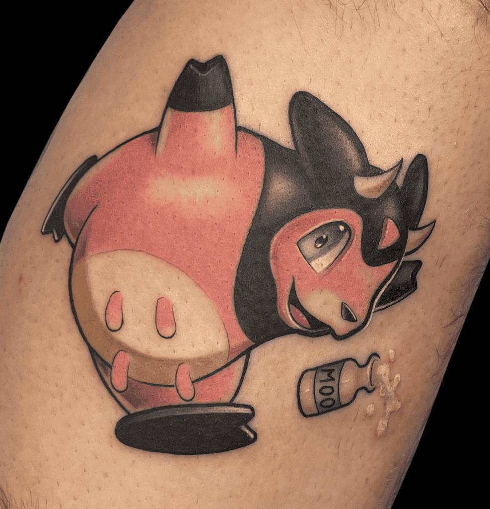 Pokémon Miltank Bovine Tattoos