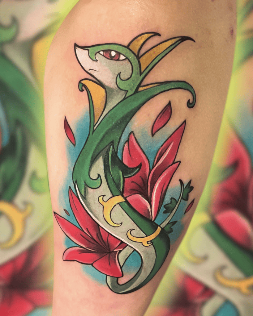 Pokémon Serperior Snake Tattoo