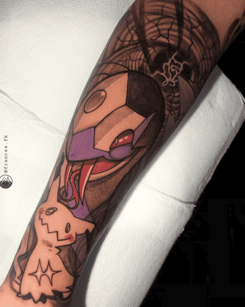 Pokémon Seviper Snake Tattoo