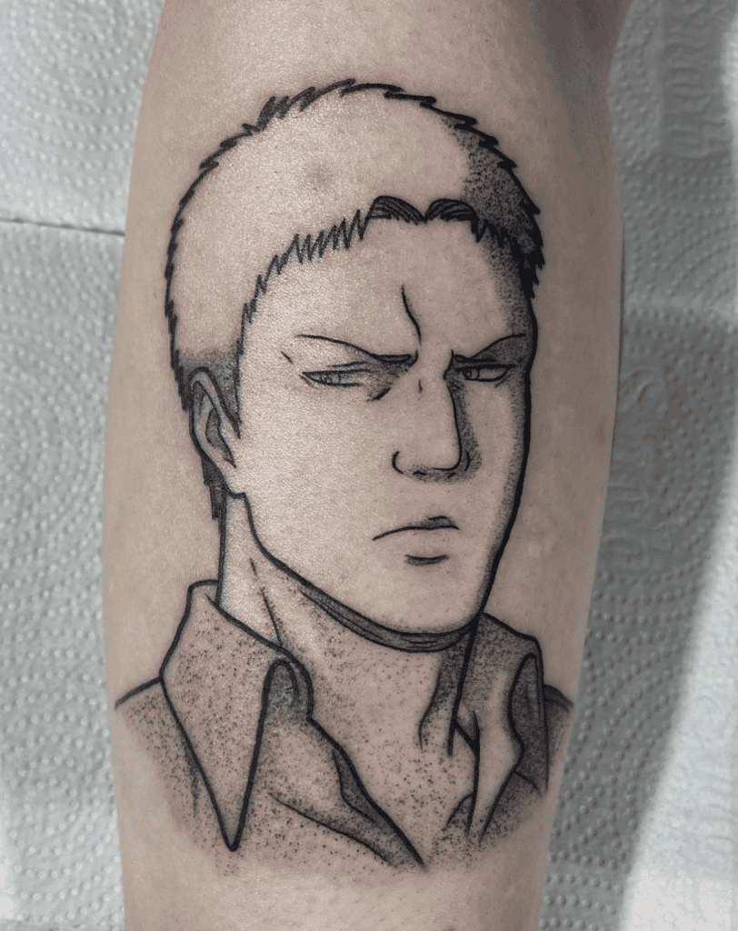 Reiner Braun Attack on Titan Tattoo