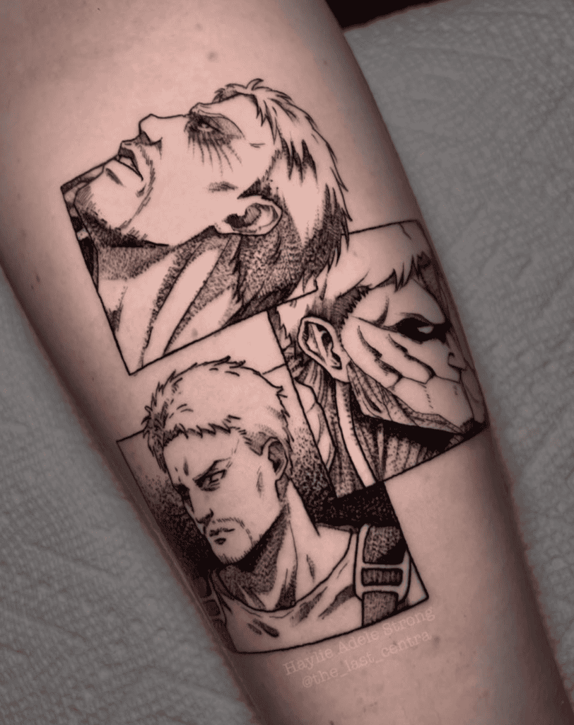 Reiner Braun FrameAttack on Titan Tattoo