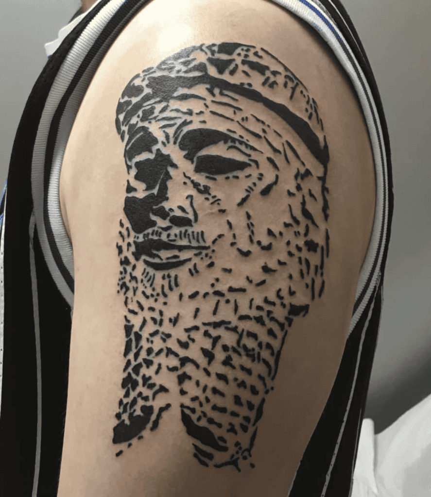Sargon of Akkad Mesopotamian Mythology Tattoo