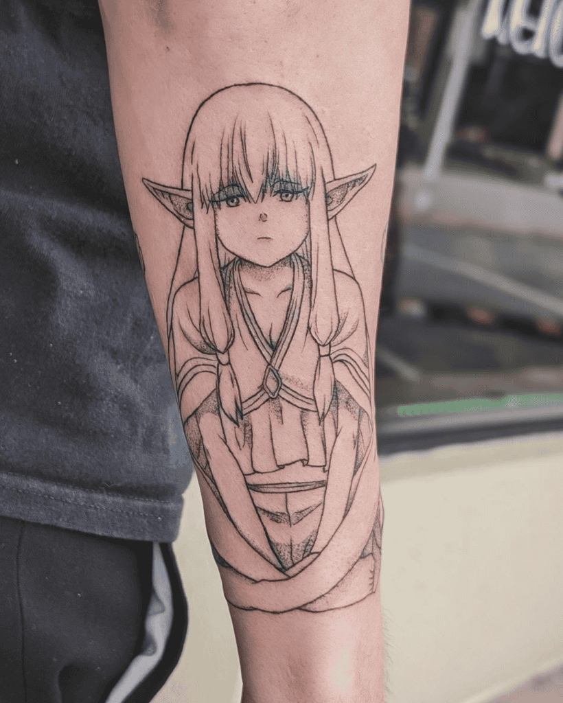 Serie Frown Frieren Tattoo