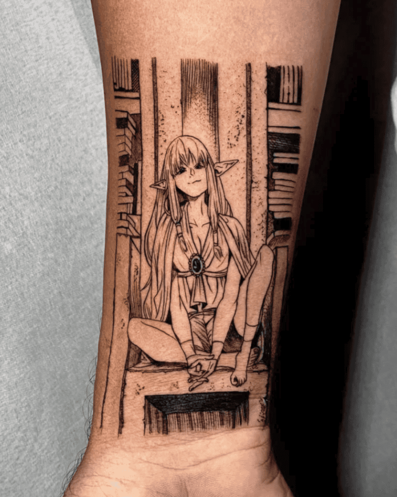 Serie Manga Frieren Tattoo
