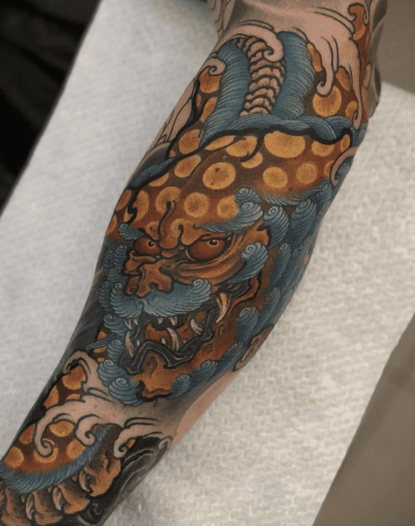 Shishi Fierce Irezumi Tattoo