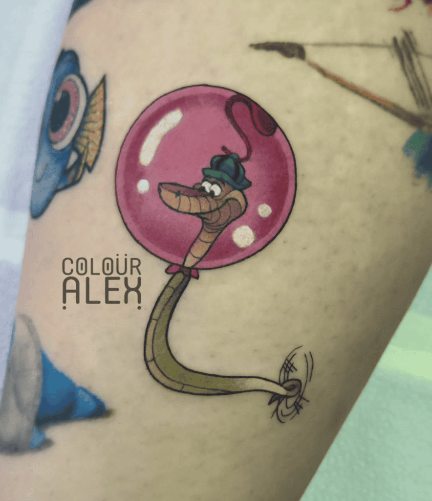 Sir Hiss Snake Tattoo