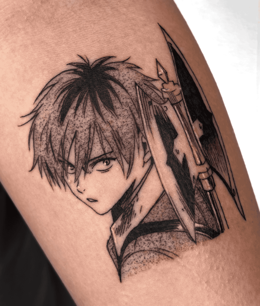 Stark Axe Frieren Tattoo