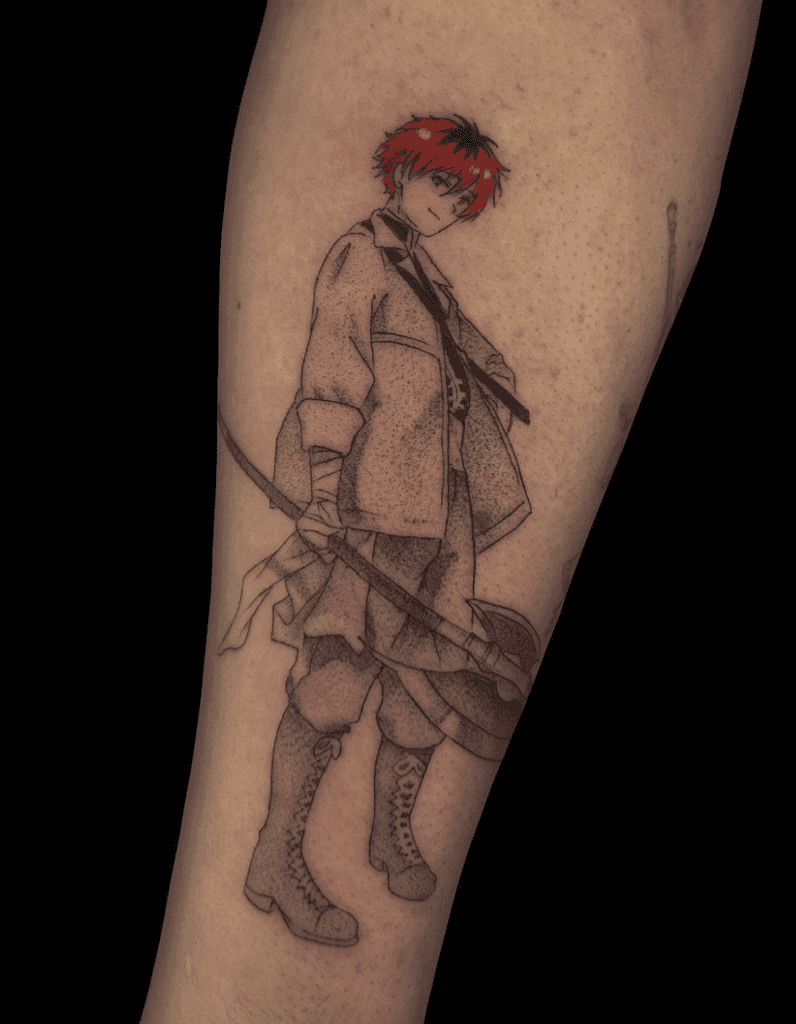 Stark Pose Frieren Tattoo