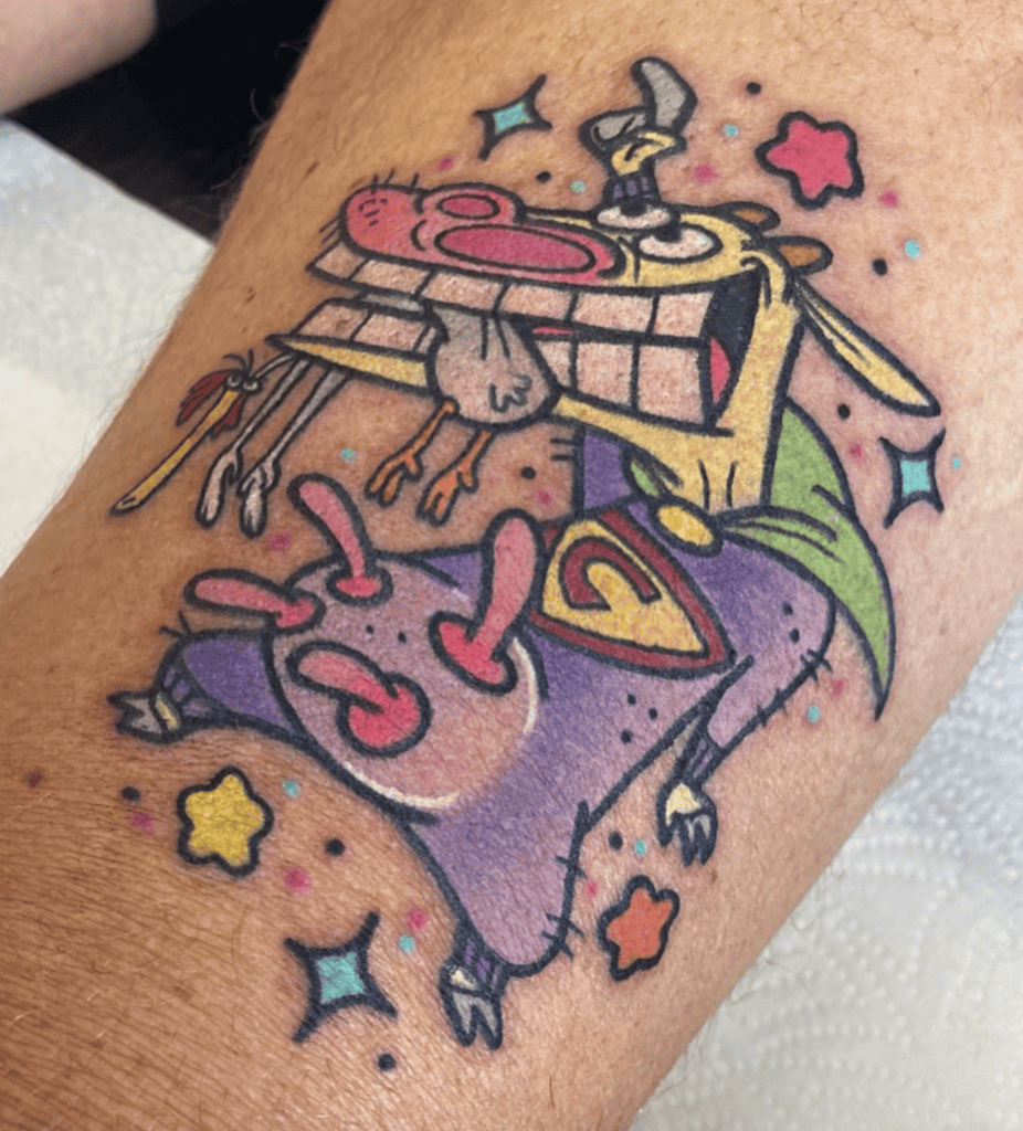 Super Cow Bovine Tattoo