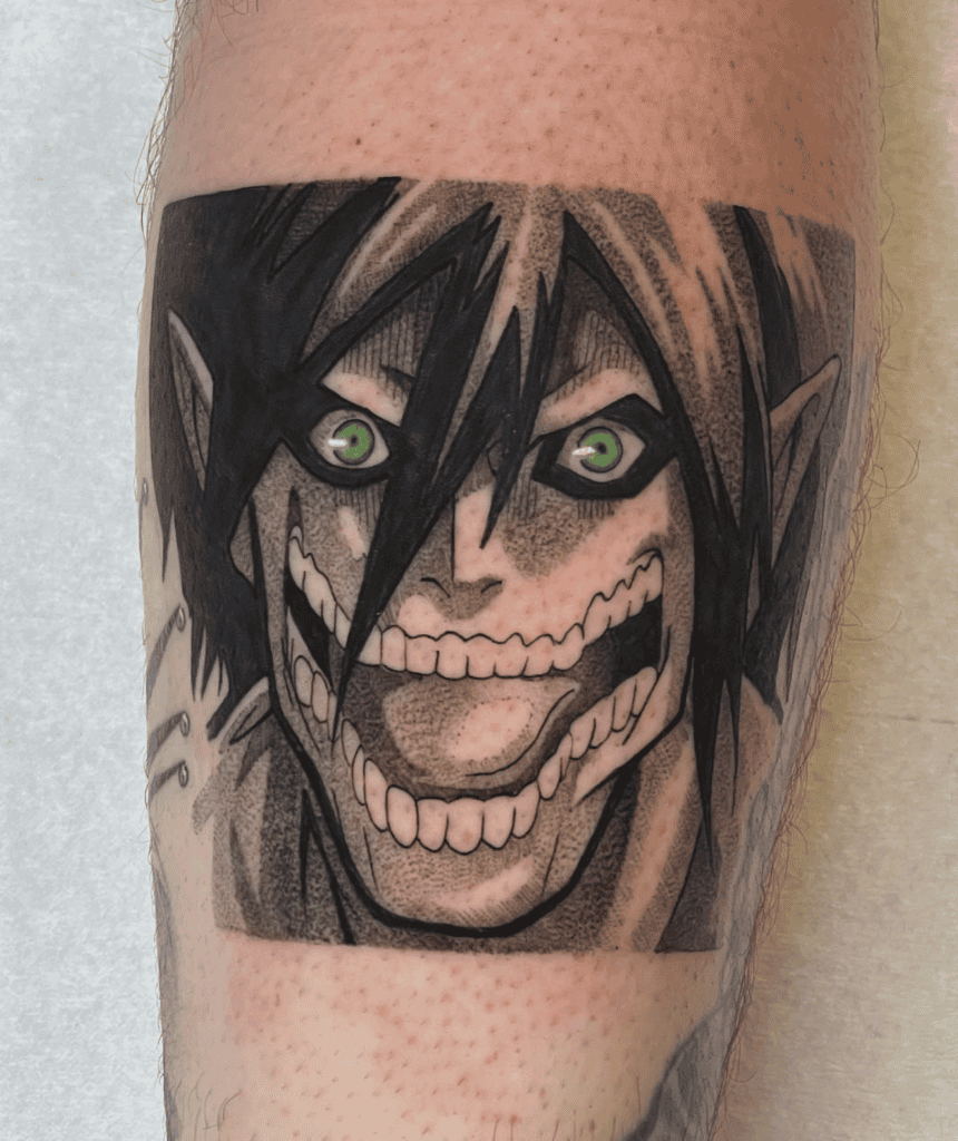The Attack Titan Face Attack on Titan Tattoo