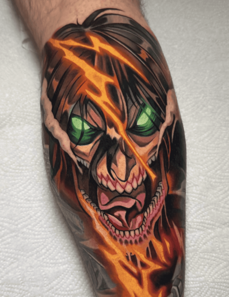 The Attack Titan Fierce Attack on Titan Tattoo