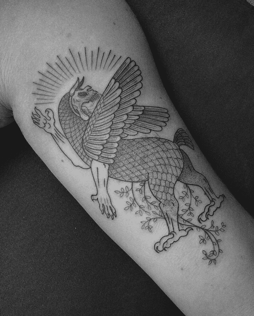 Tiamat God Mesopotamian Mythology Tattoo