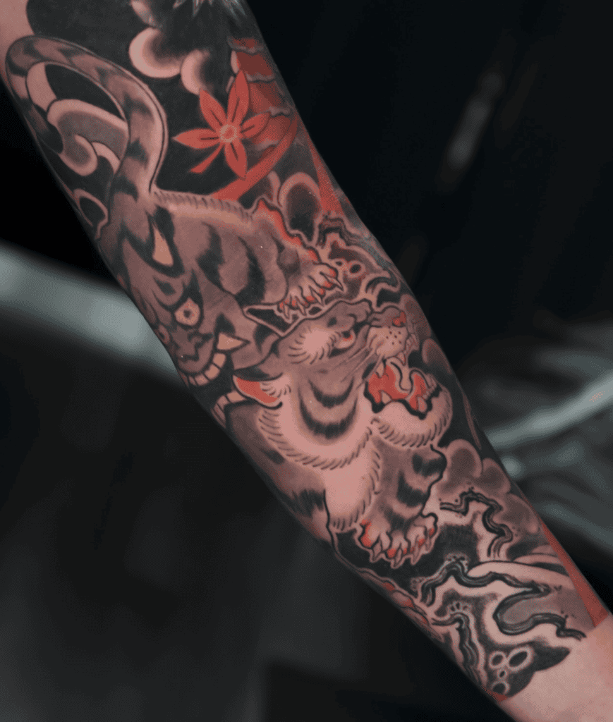 Tiger Irezumi Tattoo