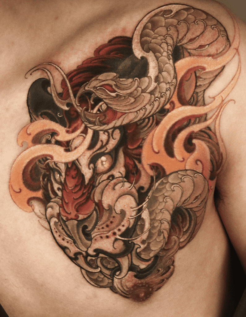 Tiger and Snake Tattoo