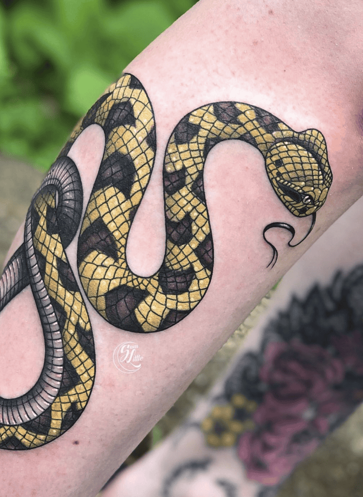 Timber Rattlesnake Tattoo