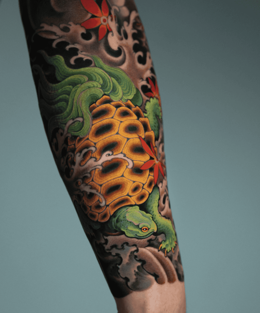 Turtle Irezumi Tattoo