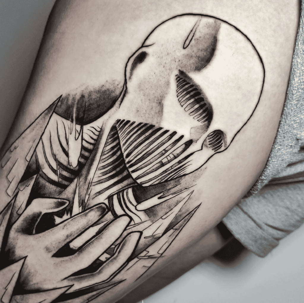 War Hammer Titan Attack on Titan Tattoo