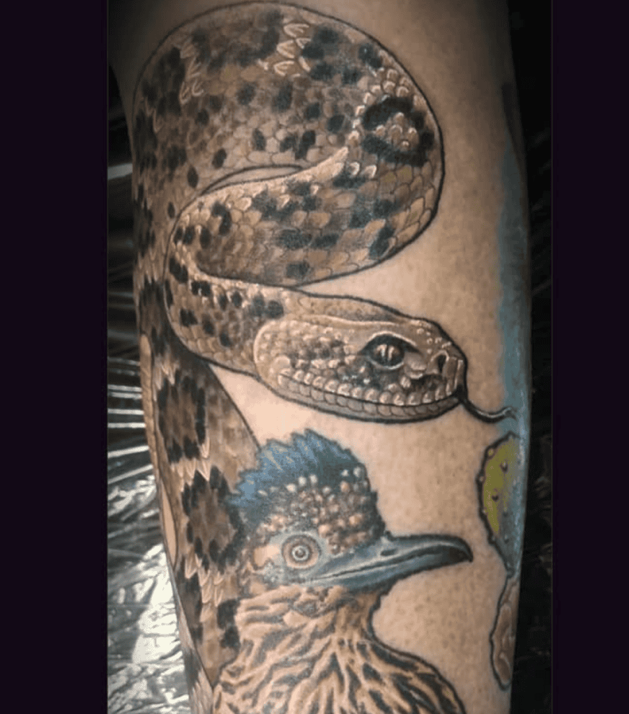 Western Diamondback Rattlesnake Tattoo