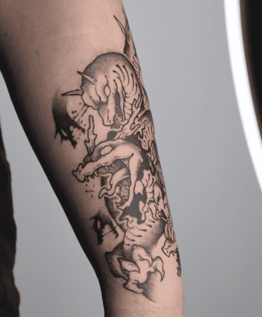 Yamata no Orochi Japanese Mythology Tattoo