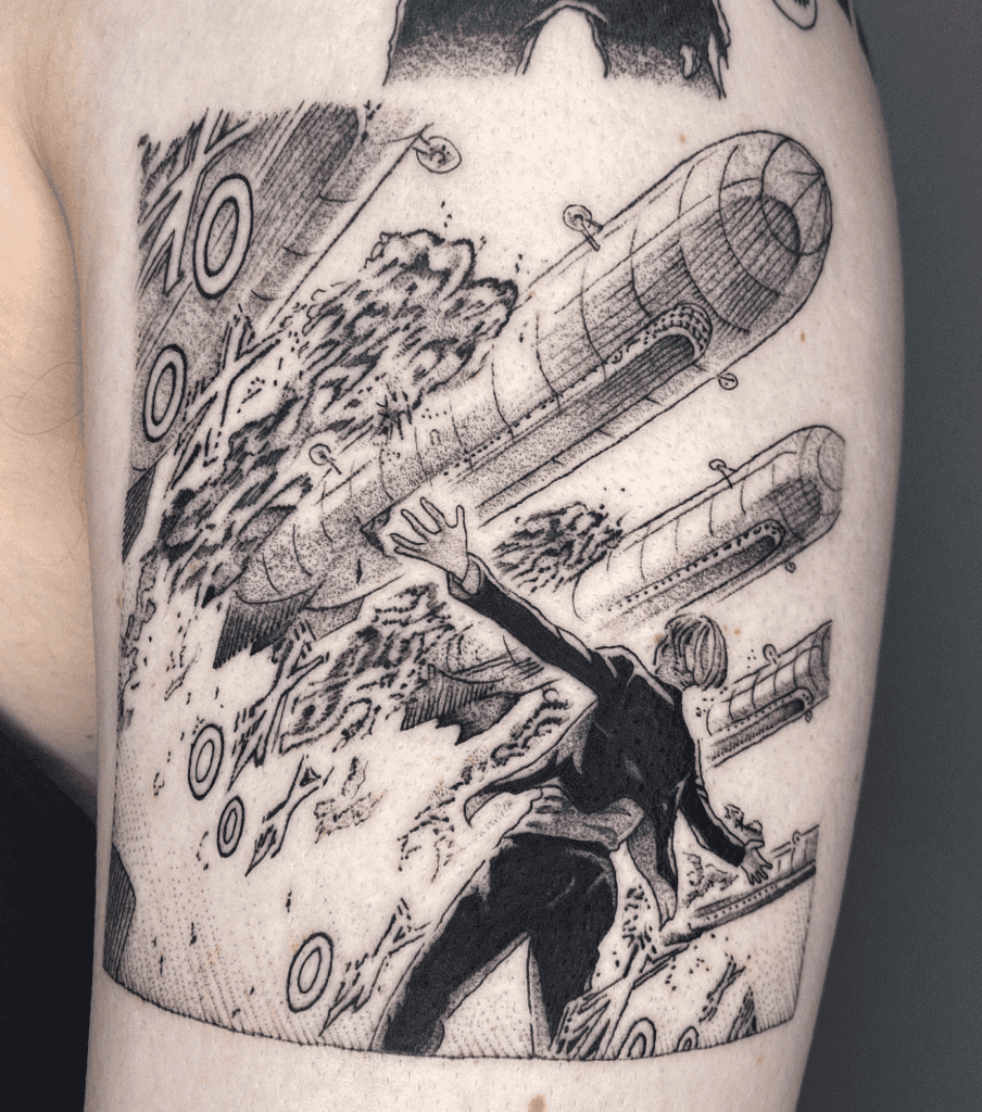 Yelena Blimp Attack on Titan Tattoo